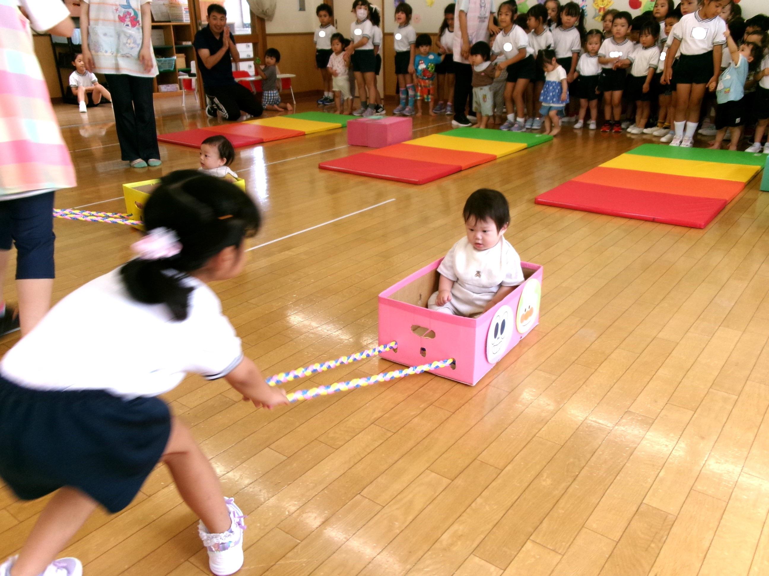 運動会ごっこをしたよ！