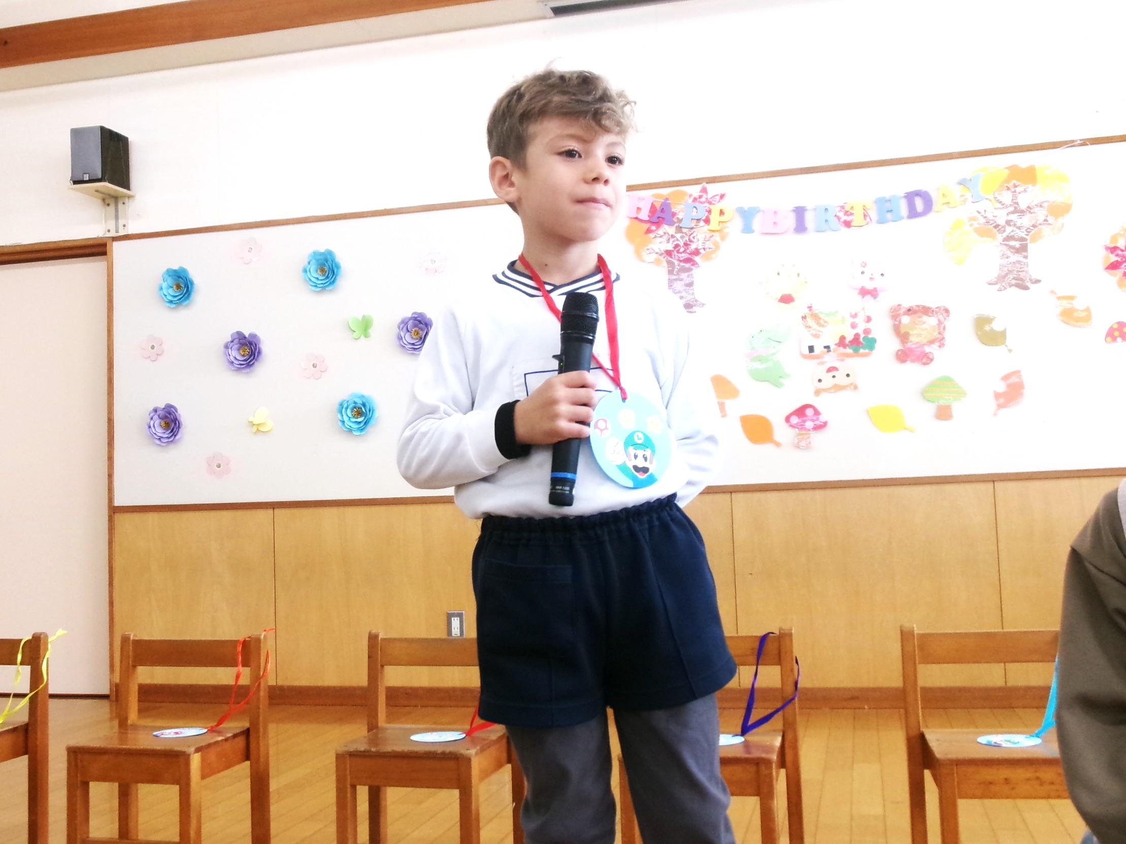 11月生まれの誕生会