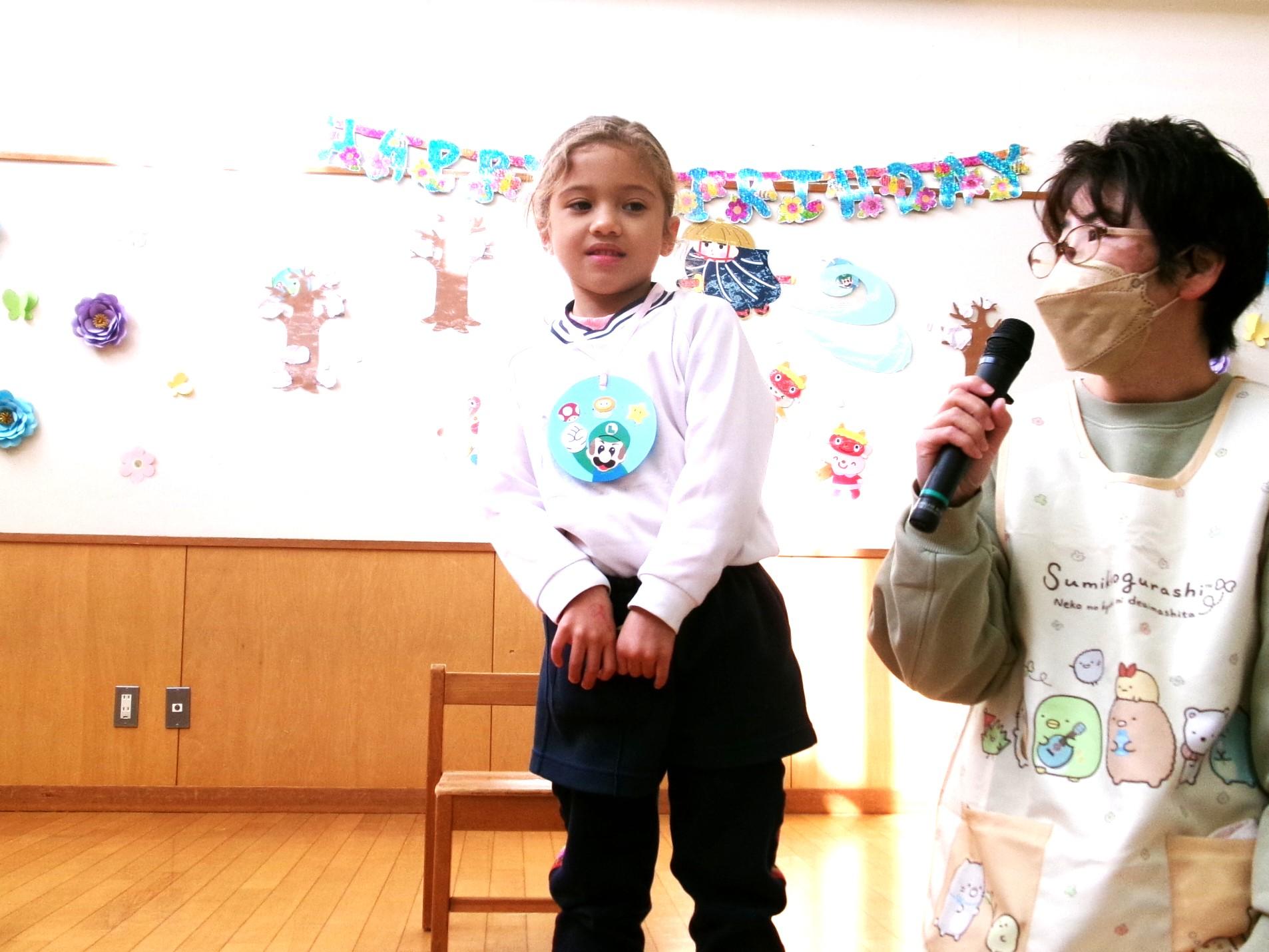 2月生まれの誕生会