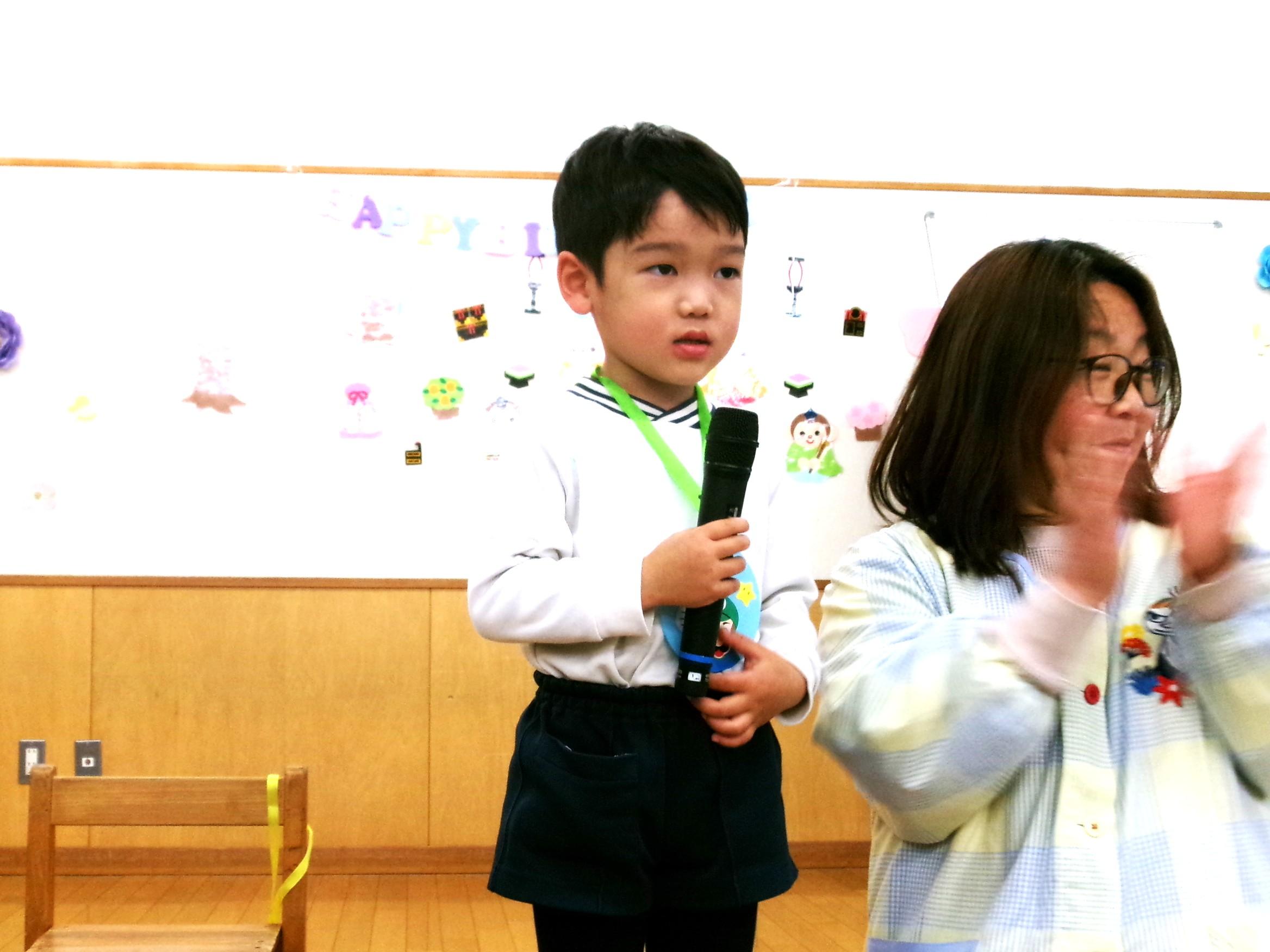 3月生まれの誕生会